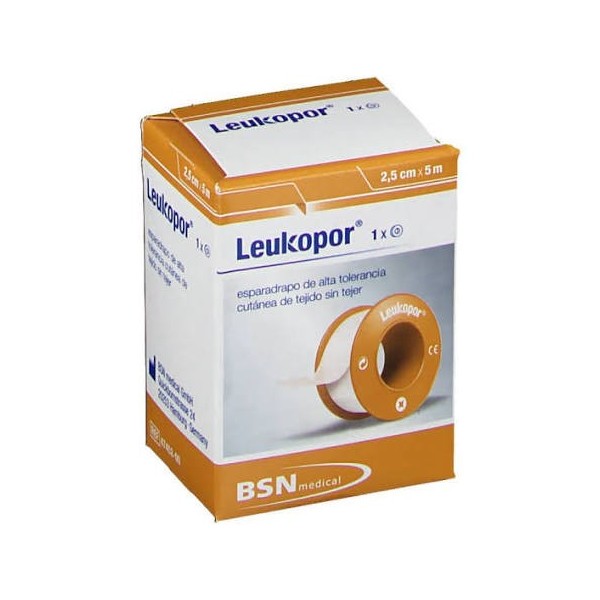 esparadrapo hipoalergico leukopor 5x25