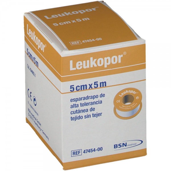 esparadrapo papel leukopor 5x5cm