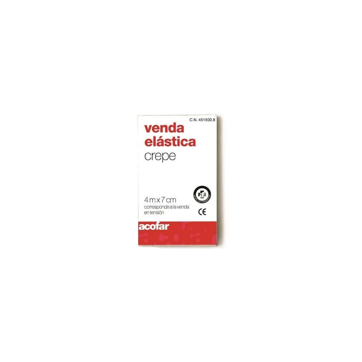 acofar venda elastica crepe 4 m x 7 cm inmovilizar lesiones