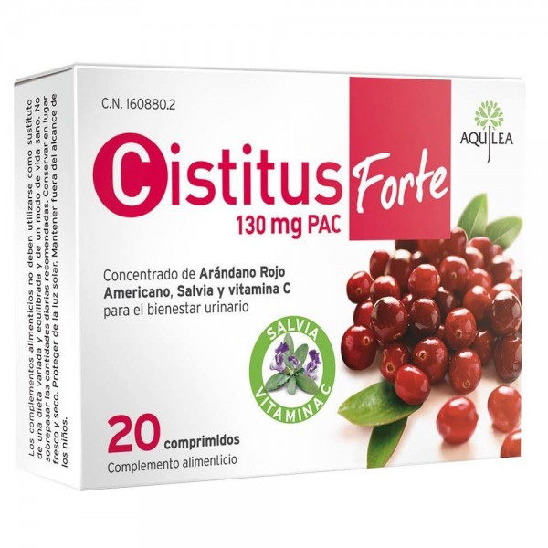 cistitus forte 20 comprimidos aquilea