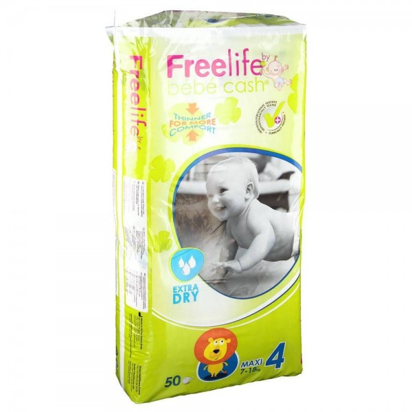 freelife by bebe cash 50 panales talla 4 7 18kg