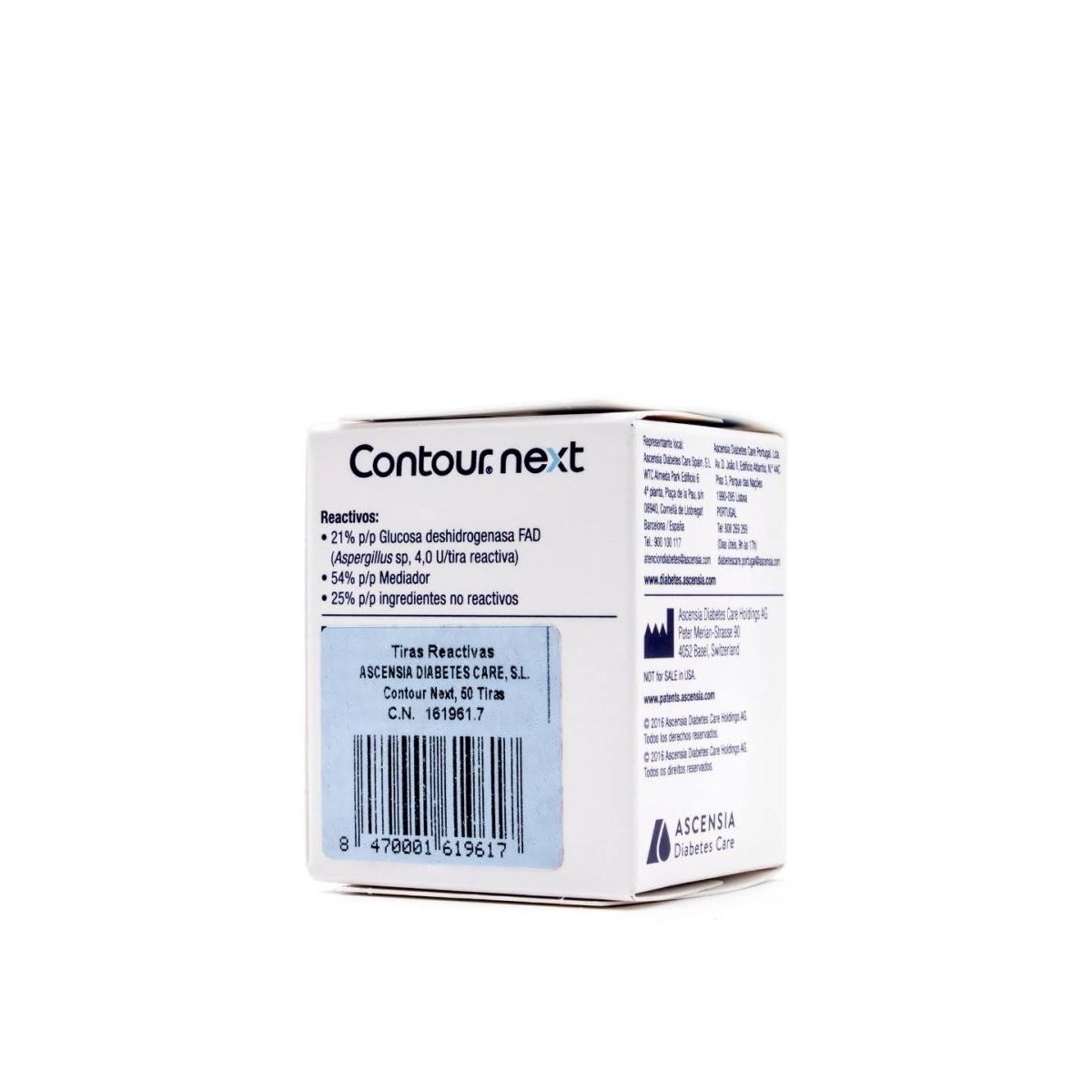 contour next 50 tiras reactivas