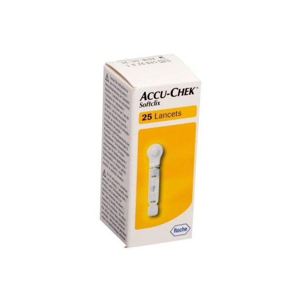 accu chek softclix 25 lancetas