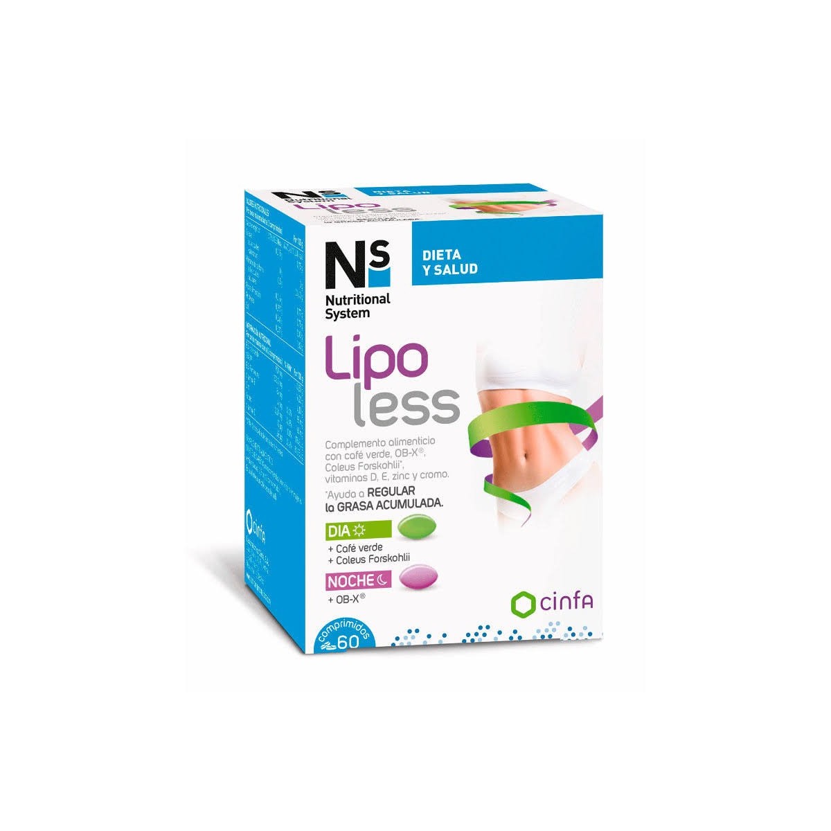 ns lipoless 60 comprimidos