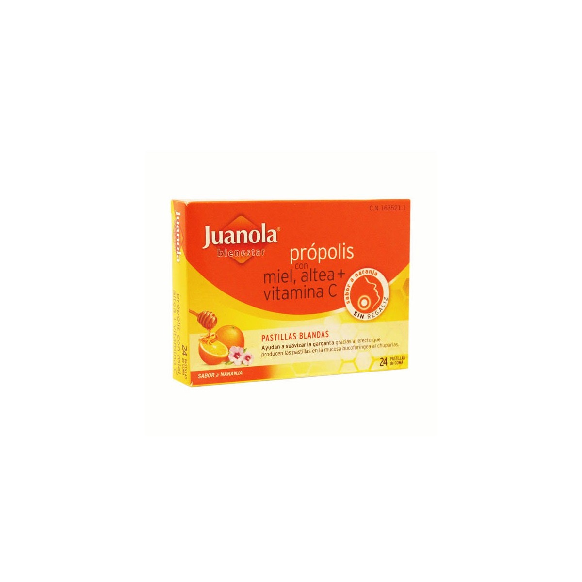 juanola propolis miel altea vitamina c 24 pastillas