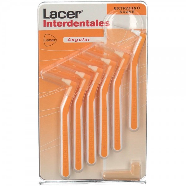lacer cepillo interdental extrafino suave angular