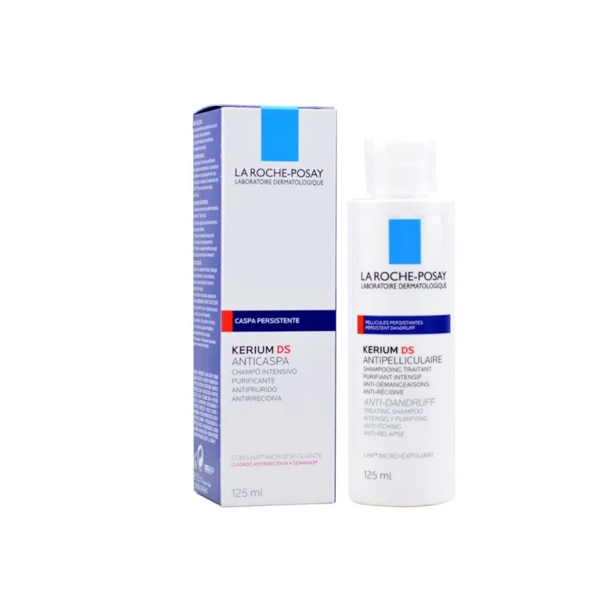 champu intensivo anticaspa kerium ds 125ml la roche posay