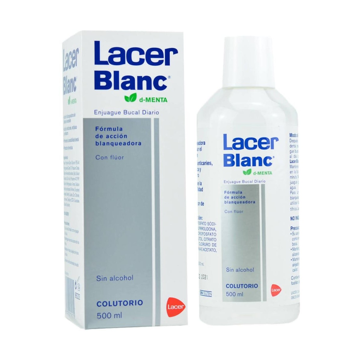 lacer blanc menta colutorio 500 ml