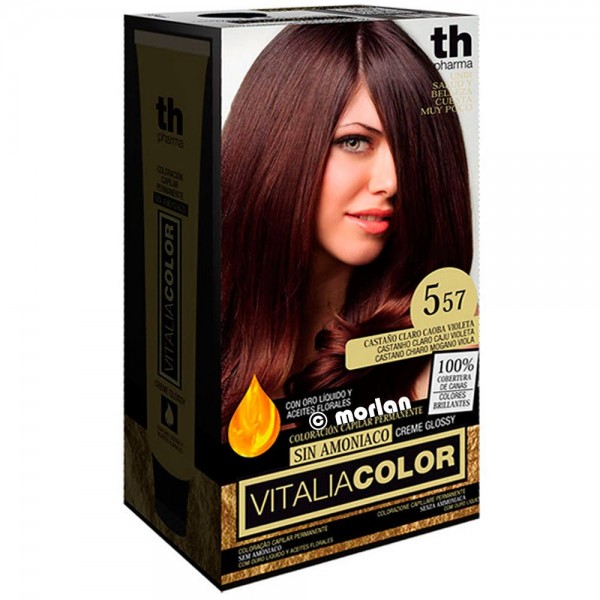 th pharma vitalia color castano claro caoba 557