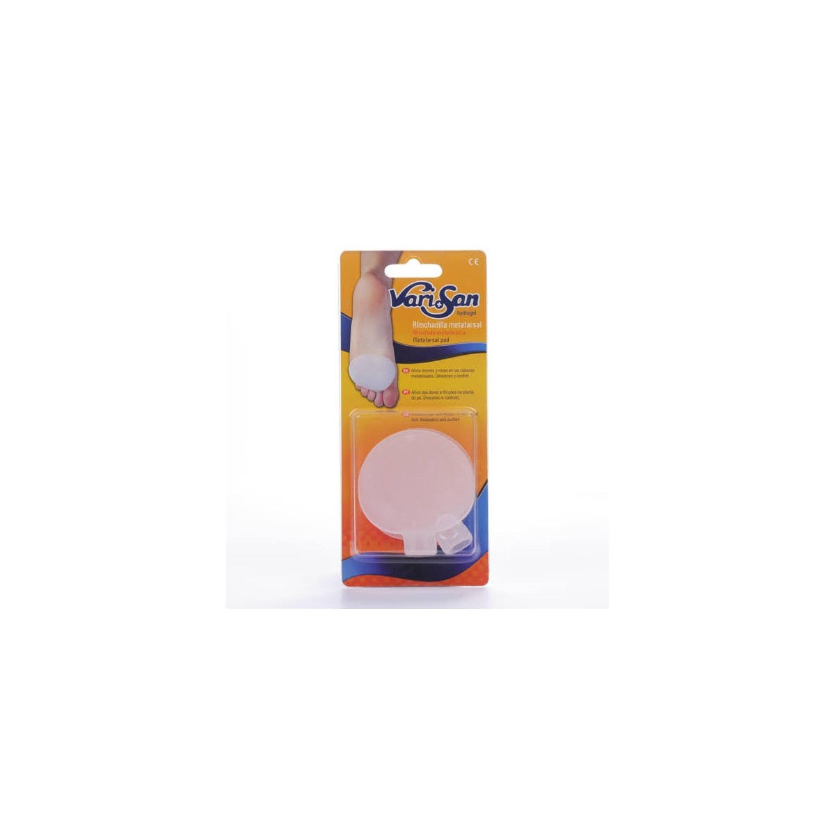 varisan hydrogel almohadilla metatarsal