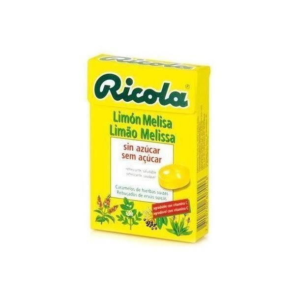 ricola limon melisa caramelos sin azucar 50g