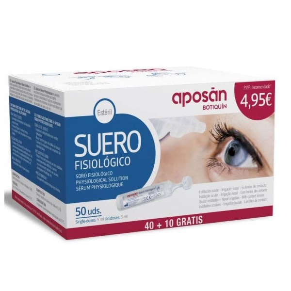 aposan suero fisiologico 5 ml 50 monodosis