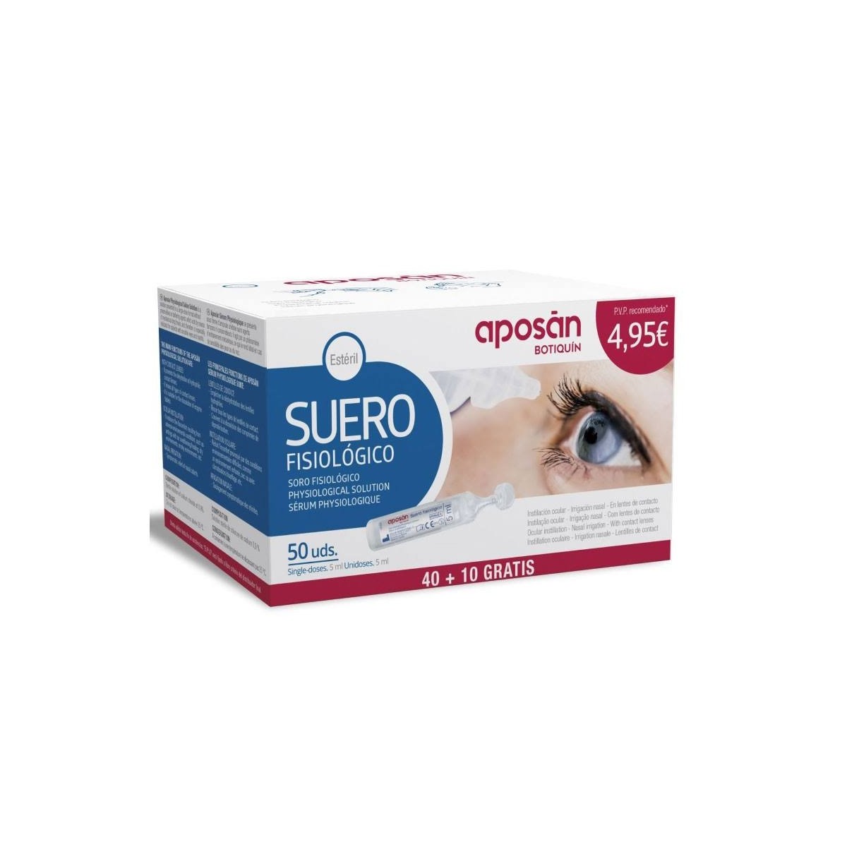 aposan suero fisiologico 5 ml 50 monodosis