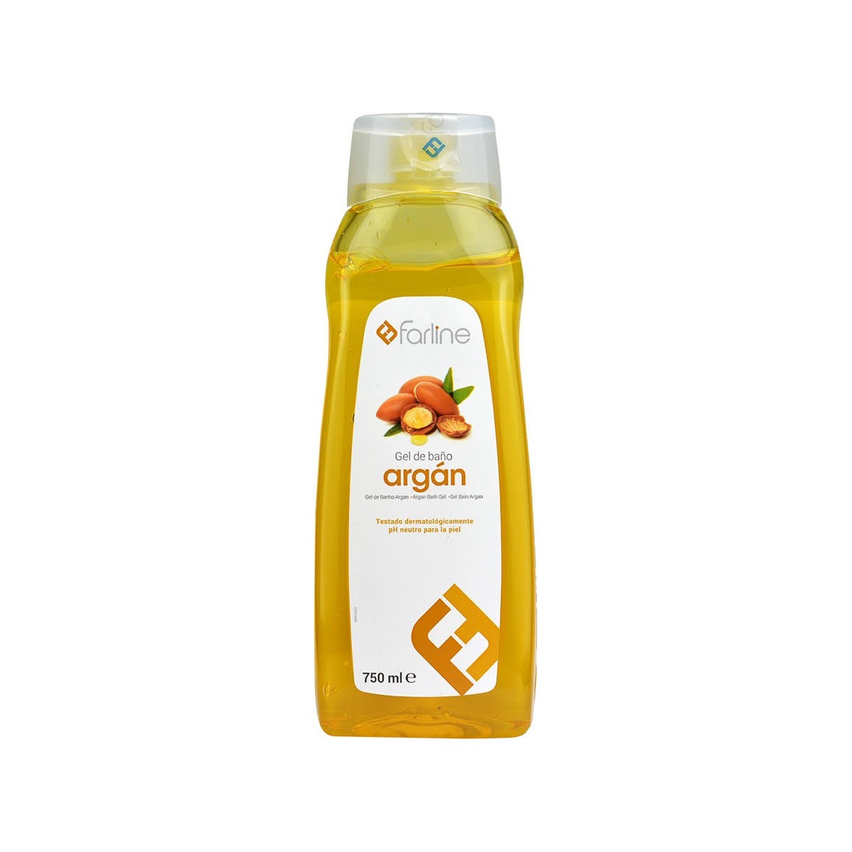 farline gel de bano argan 750 ml