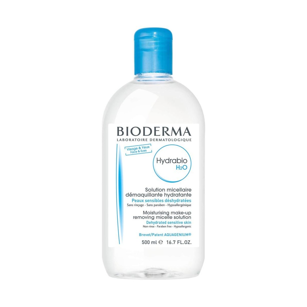 hydrabio h2o solucion micelar 500 ml bioderma