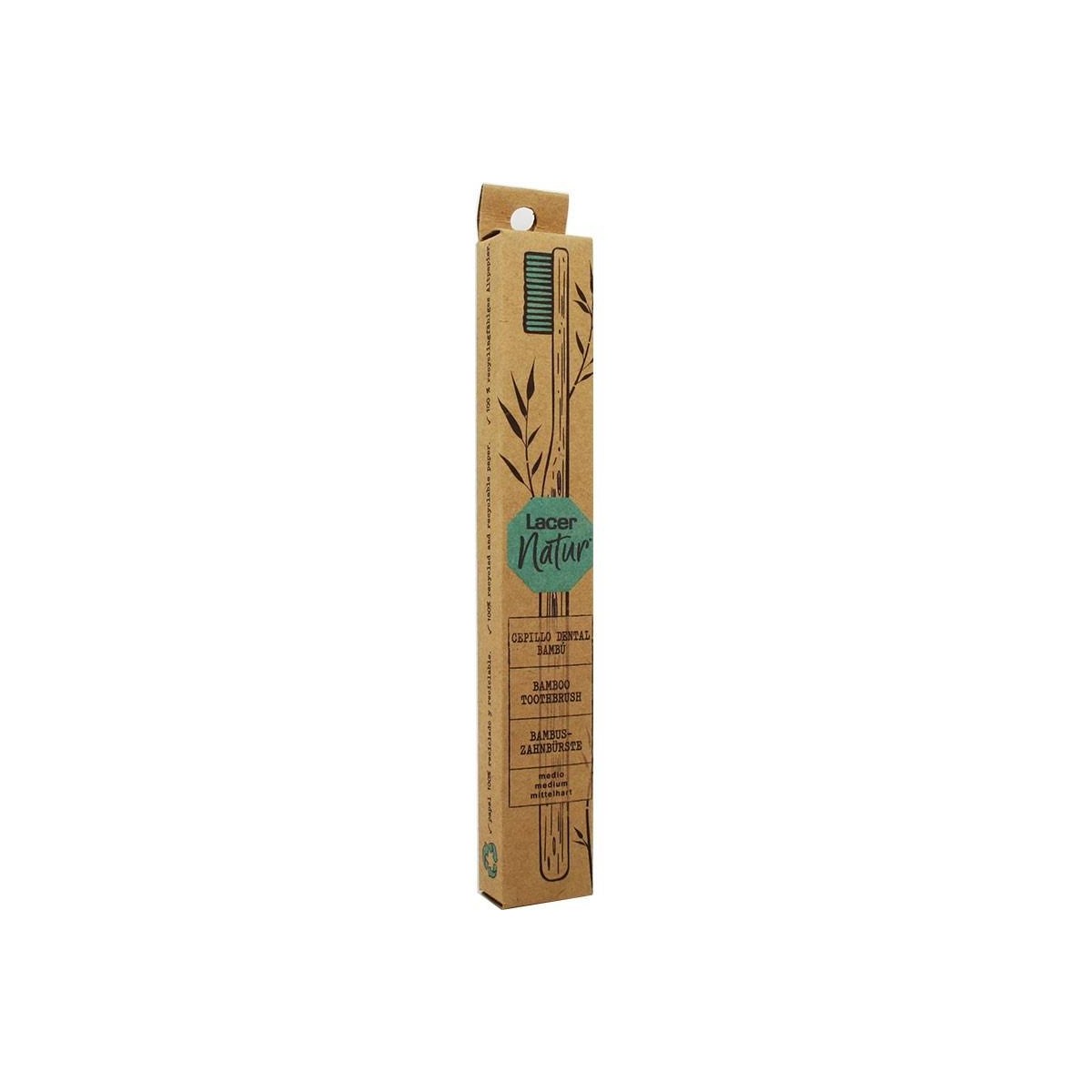 lacer natur cepillo dental bambu medio