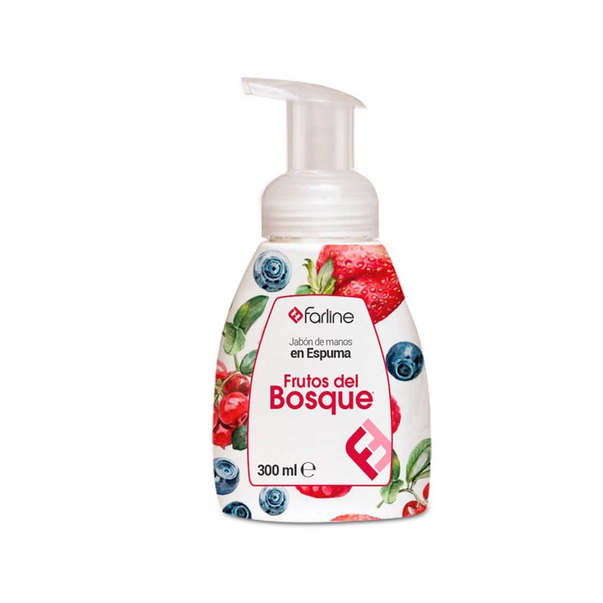 farline jabon de manos en espuma frutos del bosque 300 ml