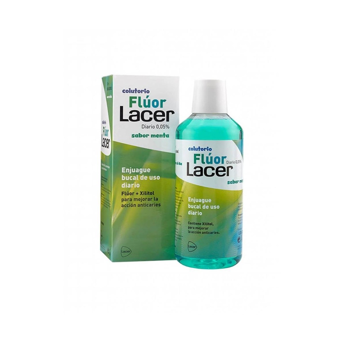 lacer colutorio fluor diario menta 500 ml