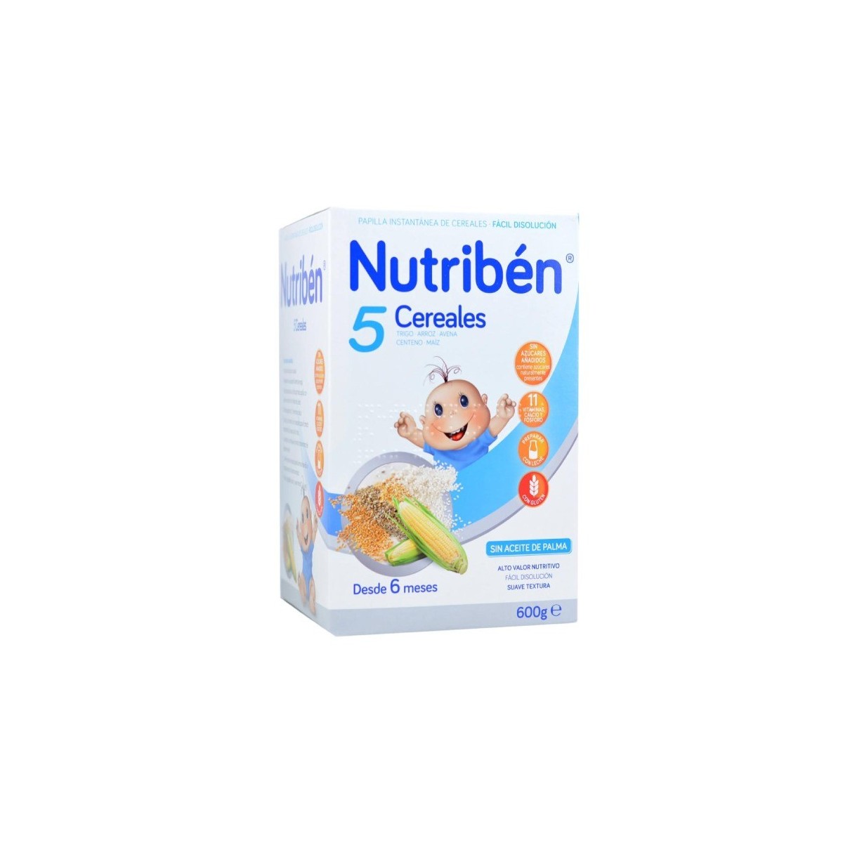 nutriben 5 cereales 600 gr
